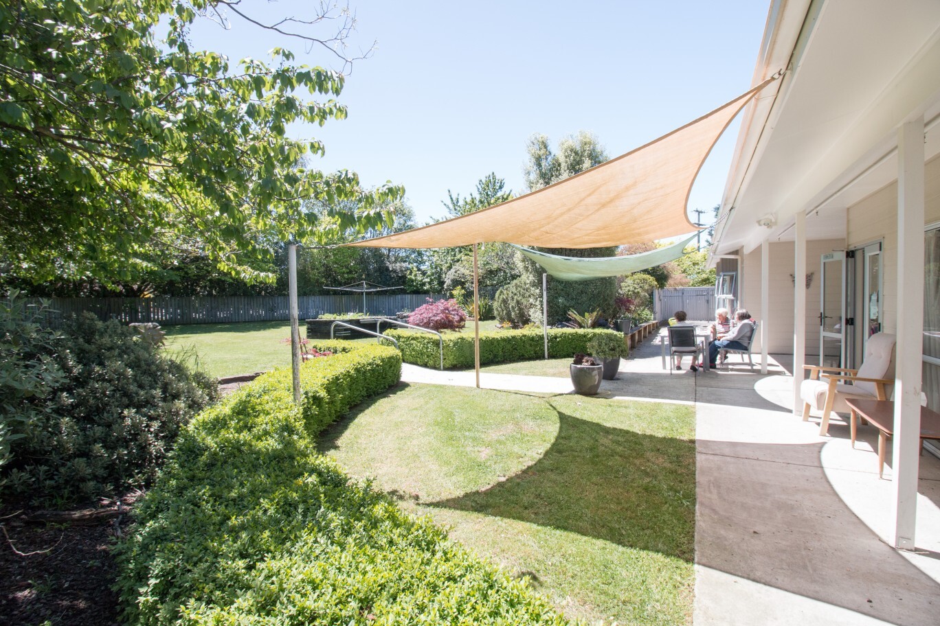 Kandahar Court backyard